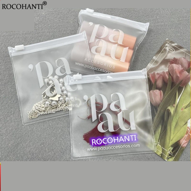Food Storage Ziploc Bags - ถุงซิปล็อคใสพลาสติก EVA ย่อยสลายได้ พิมพ์โลโก้ได้ ขนาดเล็ก แบบใสขุ่น