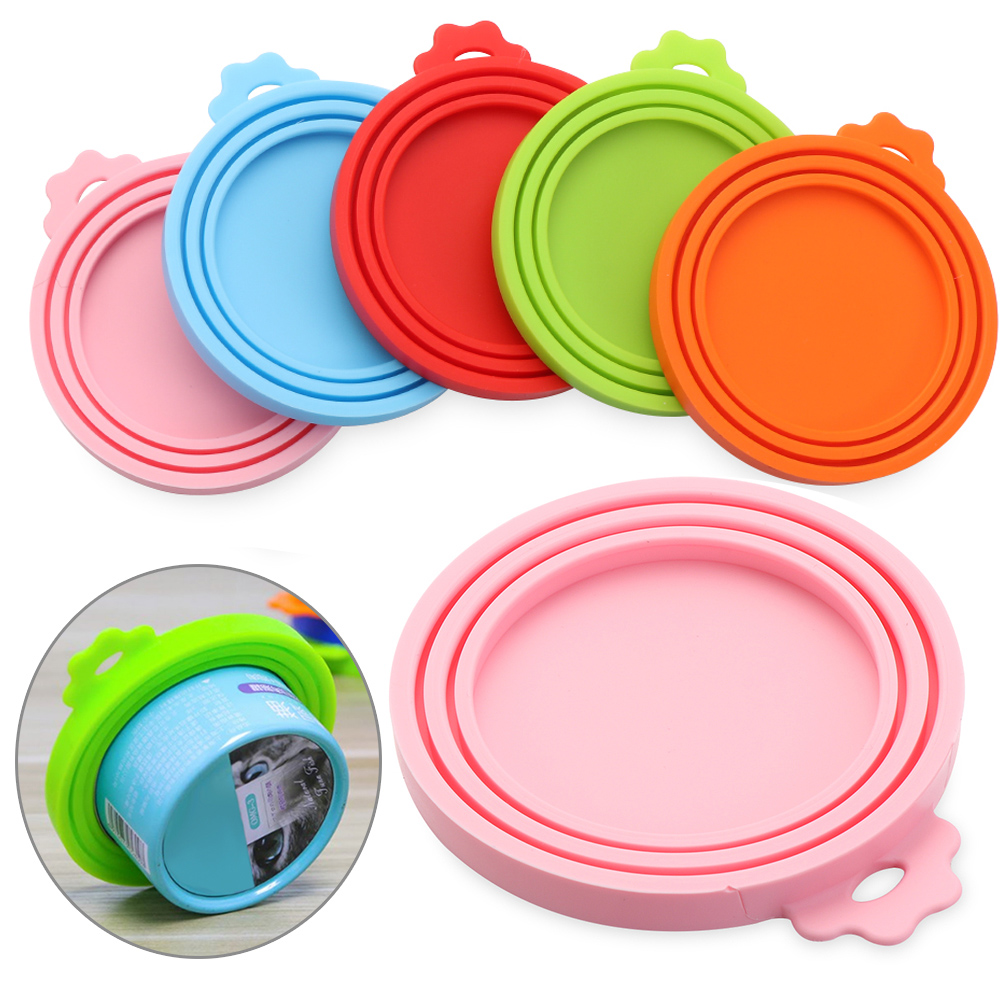 Food Storage Keep Hot - 3 In 1ซิลิโคนสามารถฝาปิดอาหารดีบุกฝาครอบกระป๋องหมวกสัตว์เลี้ยงสามารถกล่อง Reusable Food เก็บร้อนสด