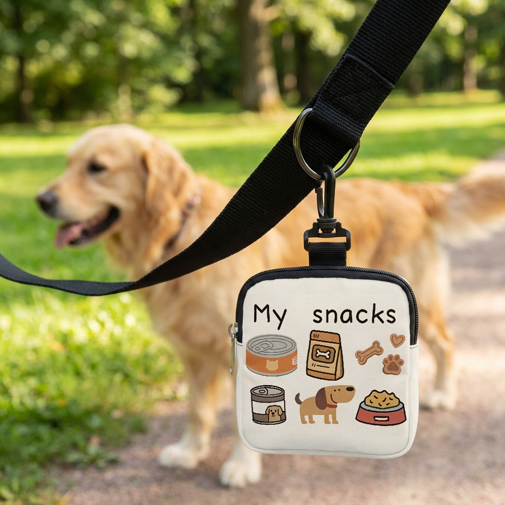 Food Storage Zipper - ถุงอาหารแมวลายการ์ตูนใหม่, ถุงอาหารสุนัขลายอุ้งเท้า, ถุงขนมสัตว์เลี้ยง, ถุงอาหารสุนัขแบบพกพาสำหรับออกไปข้างนอก, ถุงขนมสัตว์เลี้ยง
