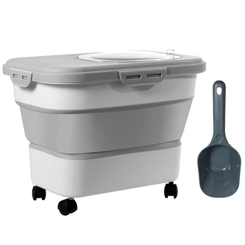 Food Storage Dog - HLZS-ภาชนะเก็บอาหารสัตว์เลี้ยง ภาชนะใส่อาหารสุนัขพร้อมฝาปิดสนิท เหมาะสำหรับอาหารแห้งสำหรับแมวและอาหารสัตว์เลี้ยงอื่นๆ