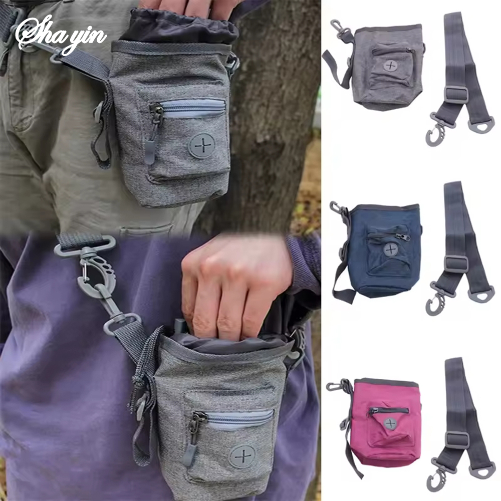 Food Storage Zipper - แบบพกพาสุนัขกระเป๋ากระเป๋าสุนัข Treats ถุงอาหาร,Fanny Pack Treat ผู้ถือสุนัข
