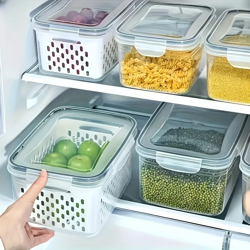 Food Storage Keep Hot - ของขวัญลดราคาพิเศษ ชุดกล่องเก็บอาหารในตู้เย็น 9 ชิ้น, ชุดเก็บอาหารในตู้เย็นแบบปิดสนิทเกรดอาหาร, 3