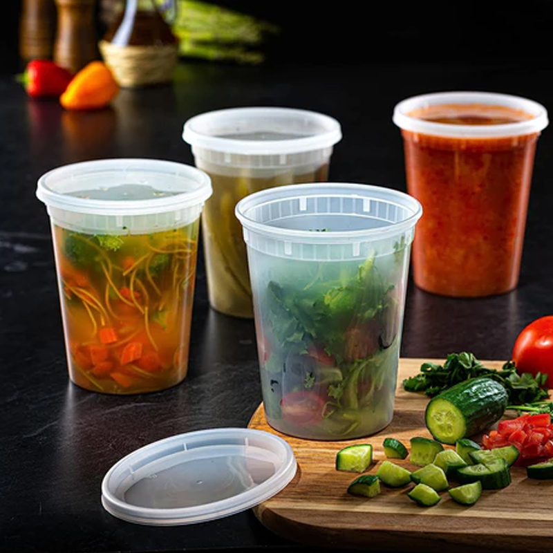 Food Storage Warehouse - ตู้แช่พร้อมฝาสำหรับอาหารกล่องเก็บสินค้า S ปลอดภัยสำหรับกล่องเก็บสินค้าอาหารกลางวันปราศจากสาร BPA ไมโครเวฟกันรั่วซึม