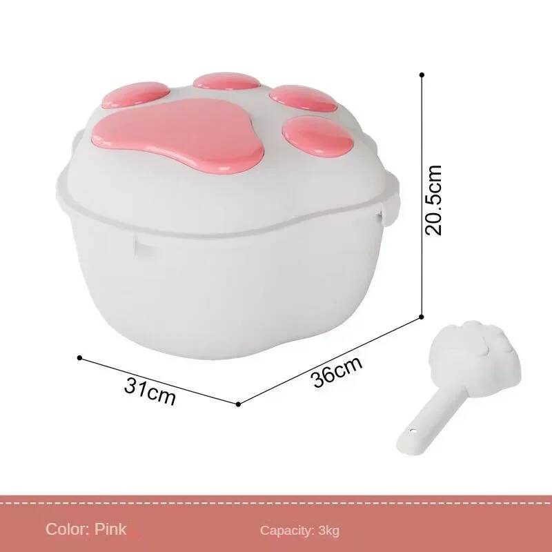 ถังเก็บอาหารสัตว์เลี้ยงแบบปิดส - Xxl Food Storage Container บทวิจารณ์และราคา