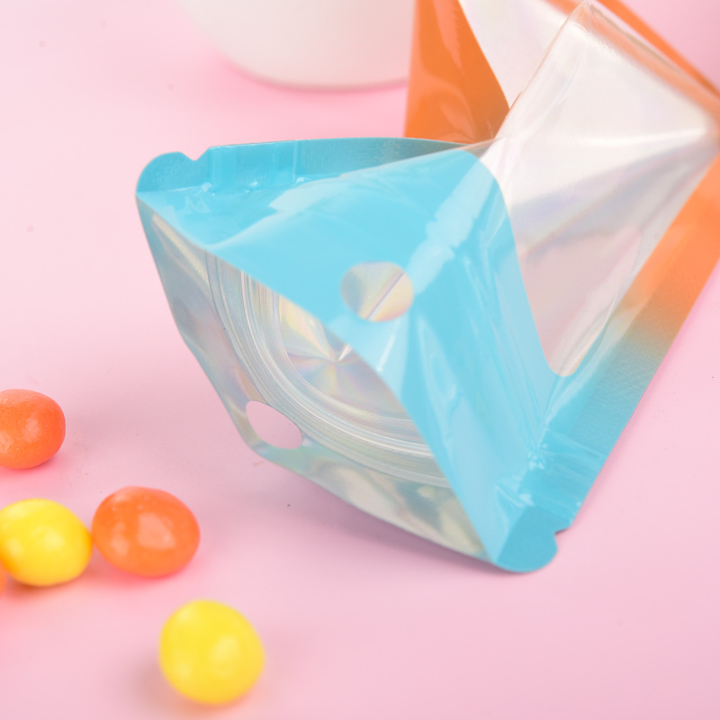 1000 ชิ้นเลเซอร์สีไล่โทนสีถุง  - Food Storage Bags Zip Lock Pouch บทวิจารณ์และราคา