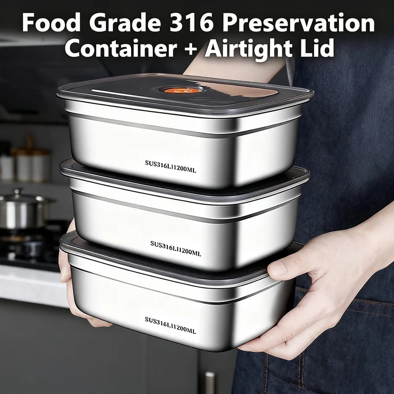 กล่องอาหารสแตนเลสความจุขนาดใหญ - Xxl Food Storage Container บทวิจารณ์และราคา