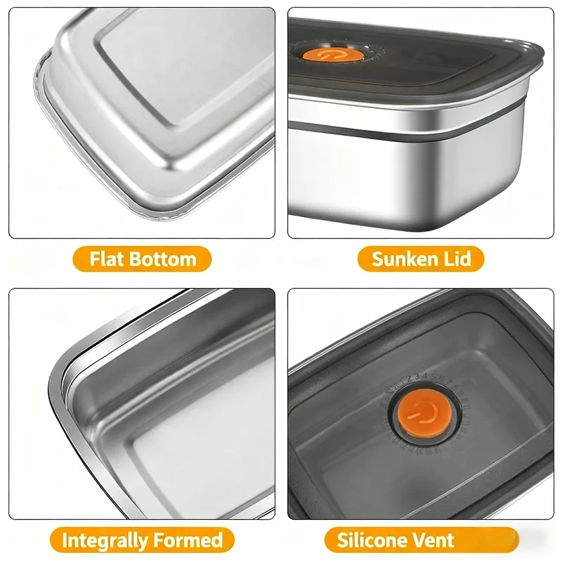 กล่องอาหารสแตนเลสความจุขนาดใหญ - Xxl Food Storage Container บทวิจารณ์และราคา