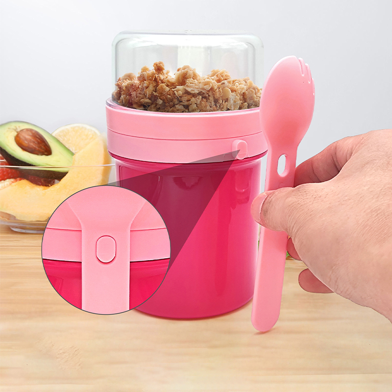 ถ้วยใส่โอ๊ตมีลแบบพกพาสองชั้น ป - Food Storage Warehouse บทวิจารณ์และราคา
