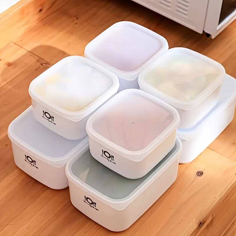 กล่องอาหารกลางวันพลาสติกทรงสี่ - Food Storage Lunch Box บทวิจารณ์และราคา