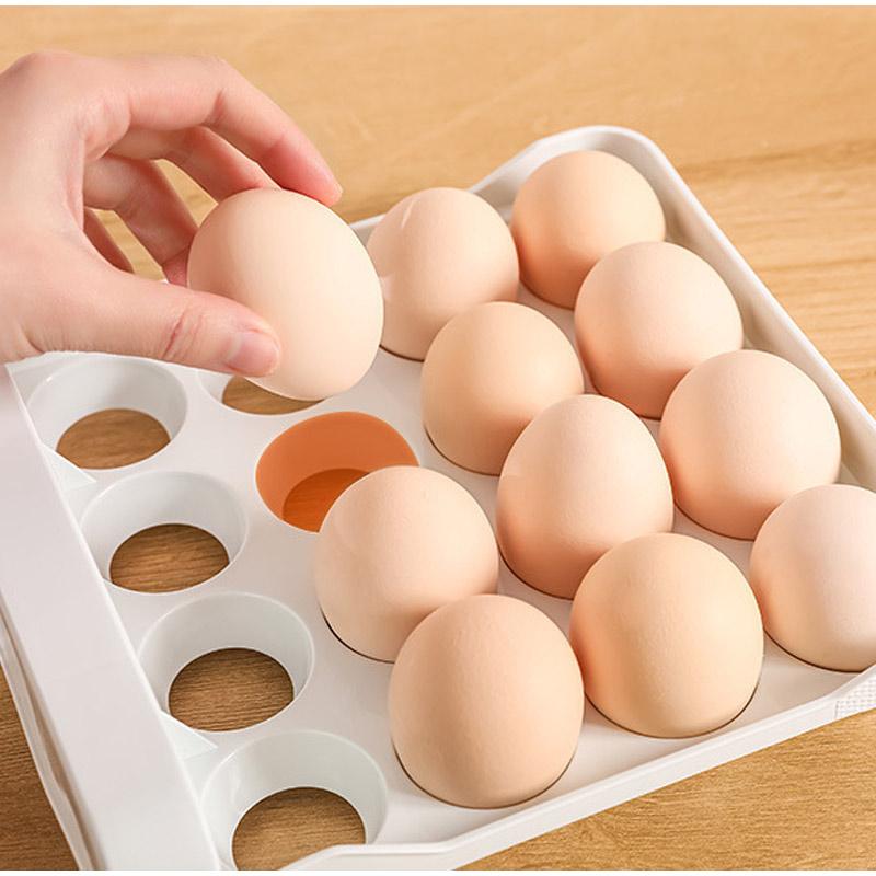 กล่องเก็บไข่สองชั้นพร้อมลิ้นชั - Food Storage Box Large บทวิจารณ์และราคา