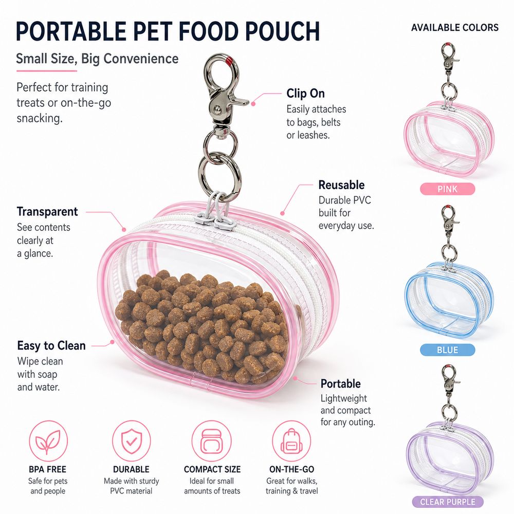 ถุงใส่อาหารสัตว์เลี้ยง PVC แบบ - Food Storage Zipper บทวิจารณ์และราคา