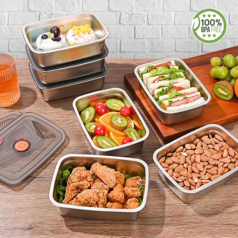 กล่องอาหารกลางวันสแตนเลสขนาดให - Xxl Food Storage Container บทวิจารณ์และราคา