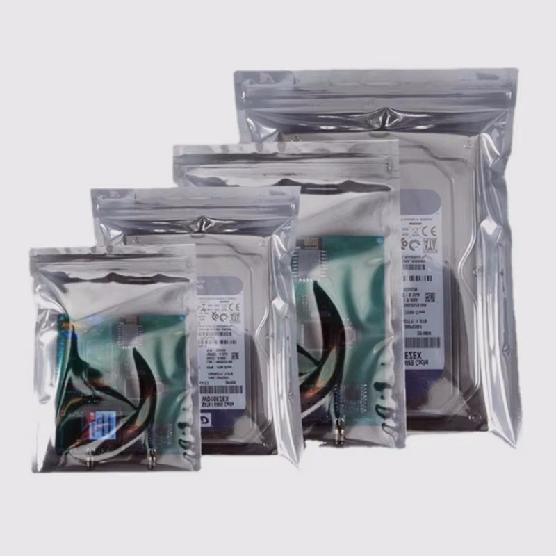 100PCS Anti-Static Shielding ถ - Food Storage Bags Zip Lock Pouch บทวิจารณ์และราคา