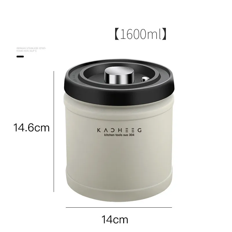 ภาชนะเก็บกาแฟสแตนเลส ปิดผนึกสุ - Food Storage Acrylic Containers บทวิจารณ์และราคา