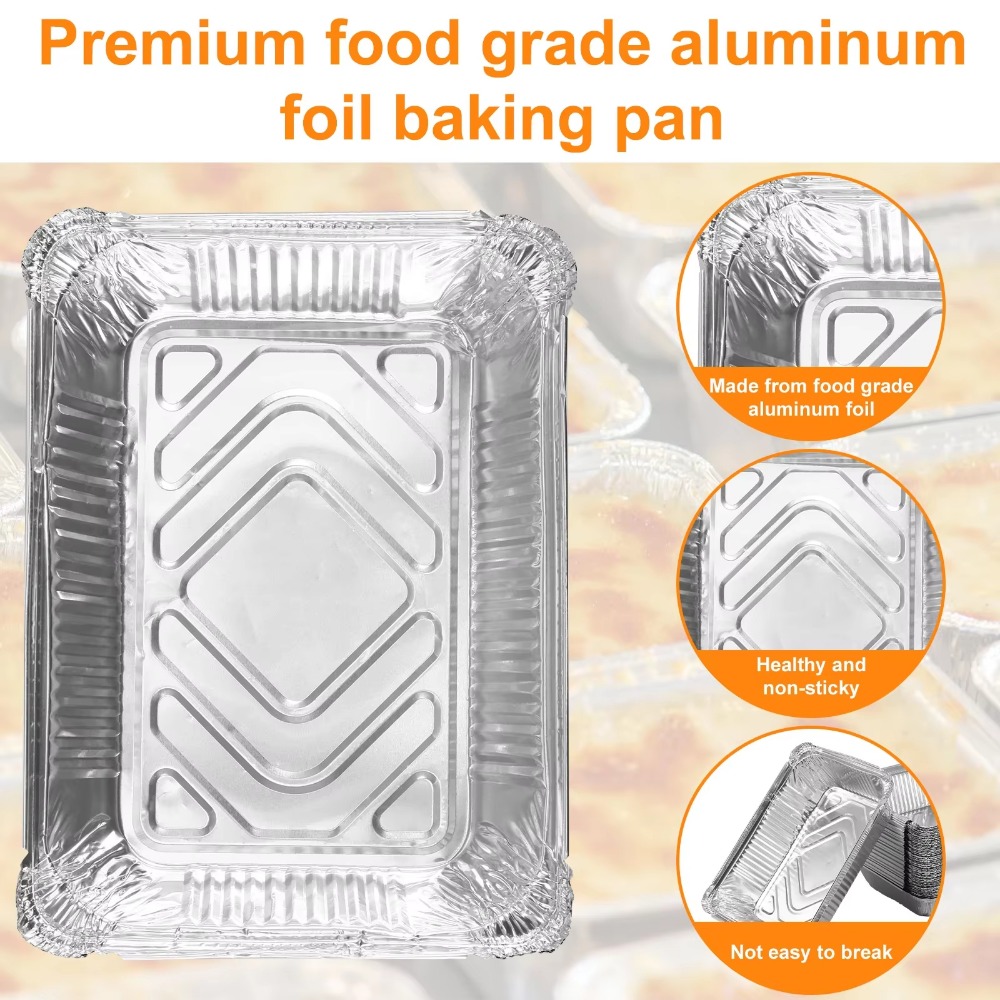 10PCS ใหม่พร้อมฝาปิดอลูมิเนียม - Food Storage Table บทวิจารณ์และราคา