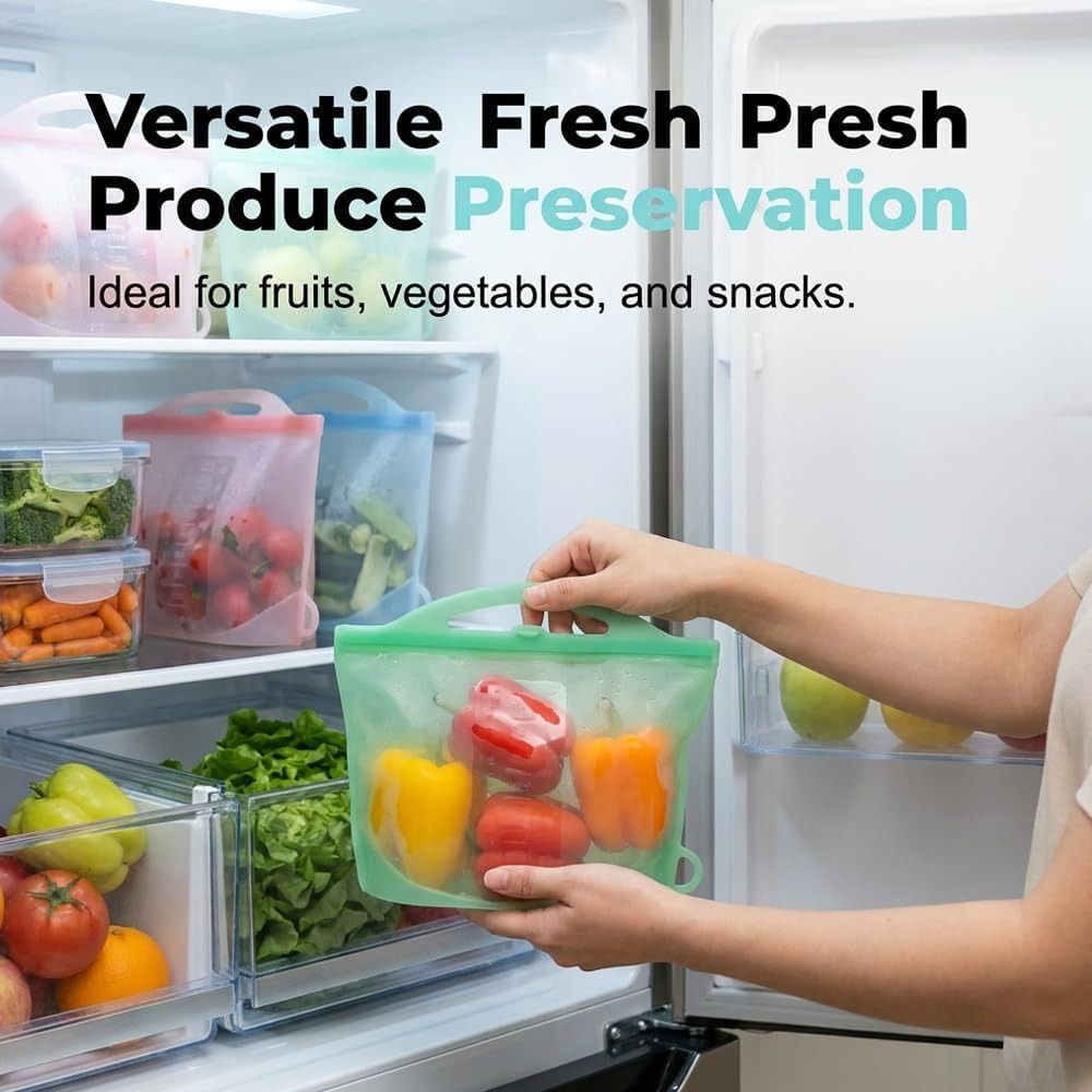 ถุงเก็บอาหารขนาด 1500 มล. ถุงแ - Food Storage Ziploc Bags บทวิจารณ์และราคา