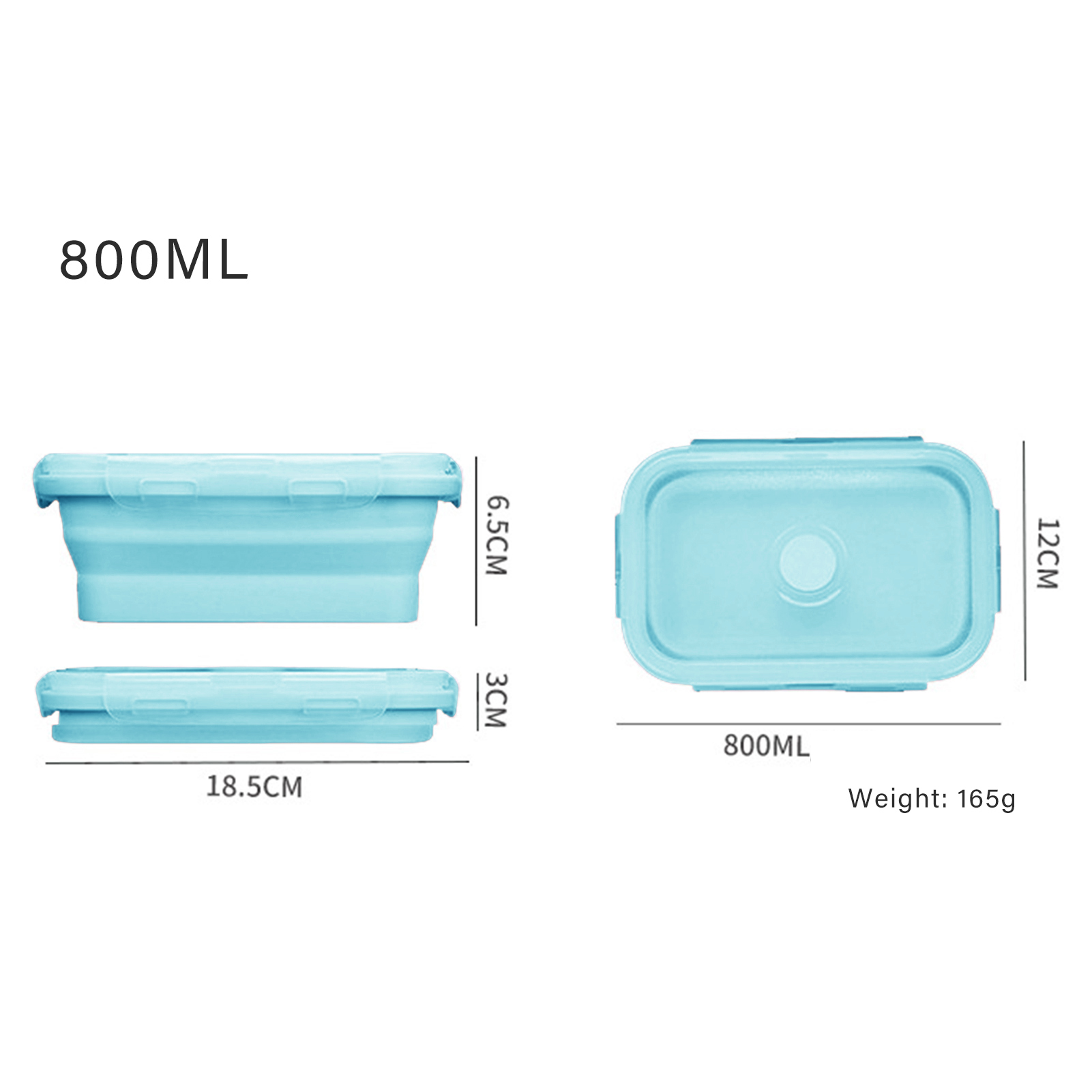 กล่องอาหารซิลิโคน เกรดอาหาร พั - Food Storage Lunch Box บทวิจารณ์และราคา