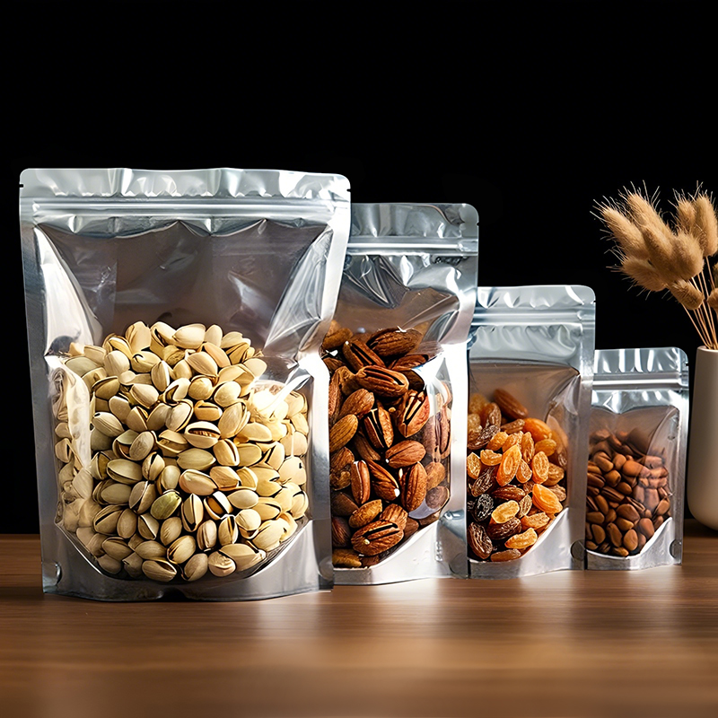 ถุงฟอยล์อลูมิเนียมด้านหนึ่ง ถุ - Food Storage Bags Zip Lock Pouch บทวิจารณ์และราคา