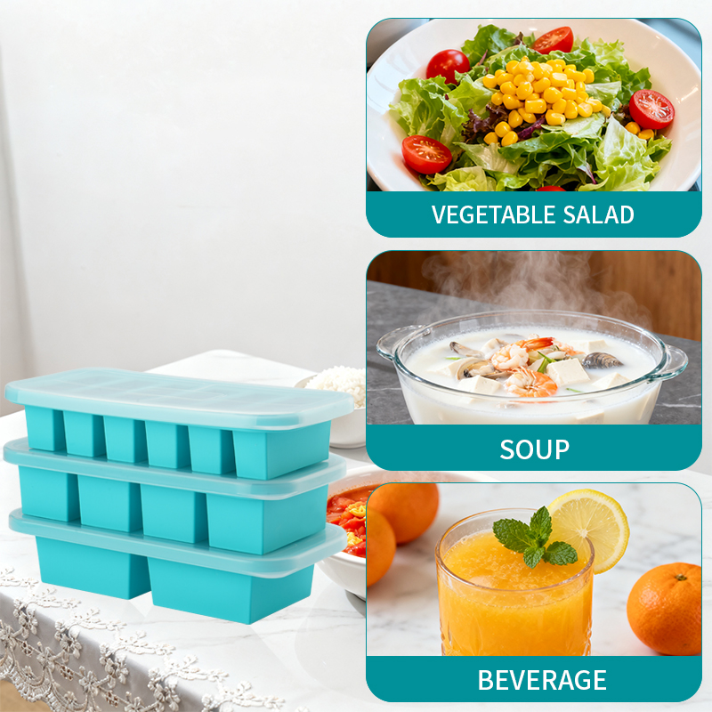 แม่พิมพ์ซิลิโคนสำหรับแช่แข็งแบ - Food Storage Prep Containers บทวิจารณ์และราคา