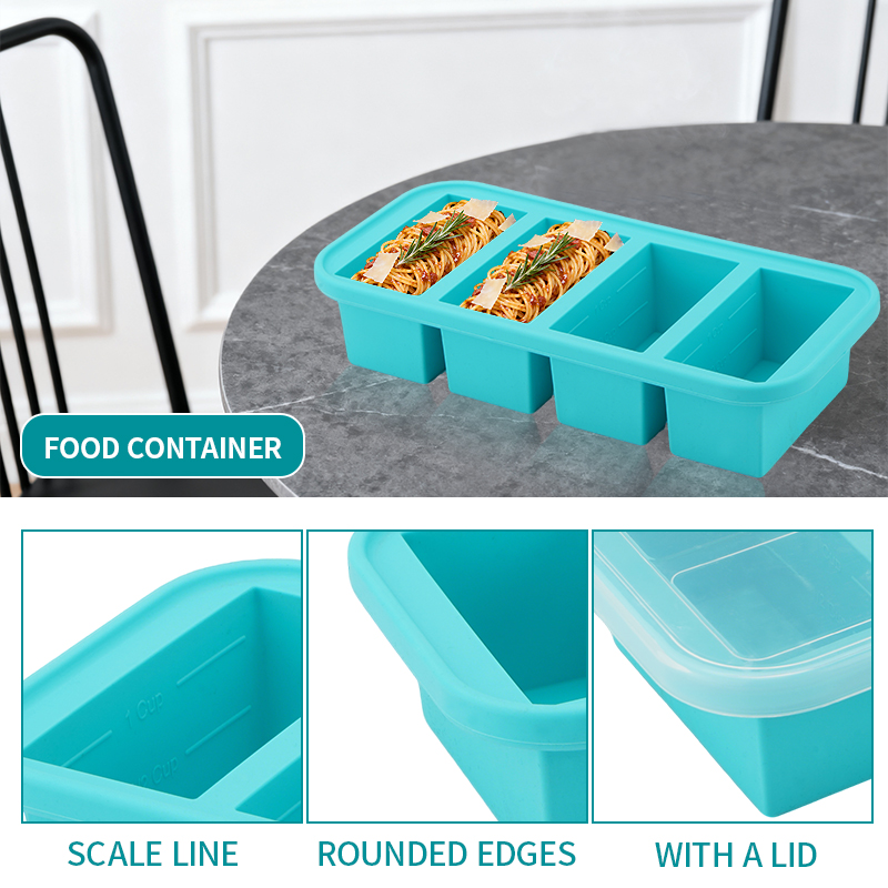 แม่พิมพ์ซิลิโคนสำหรับแช่แข็งแบ - Food Storage Prep Containers บทวิจารณ์และราคา