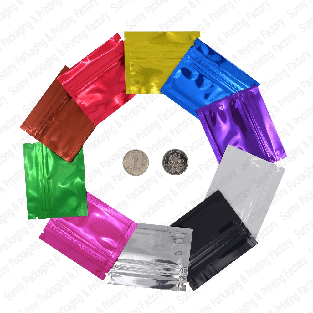 100 Pcs 7.5X6.5ซม.(3 ''X 2.5'' - Food Storage Bags Zip Lock Pouch บทวิจารณ์และราคา