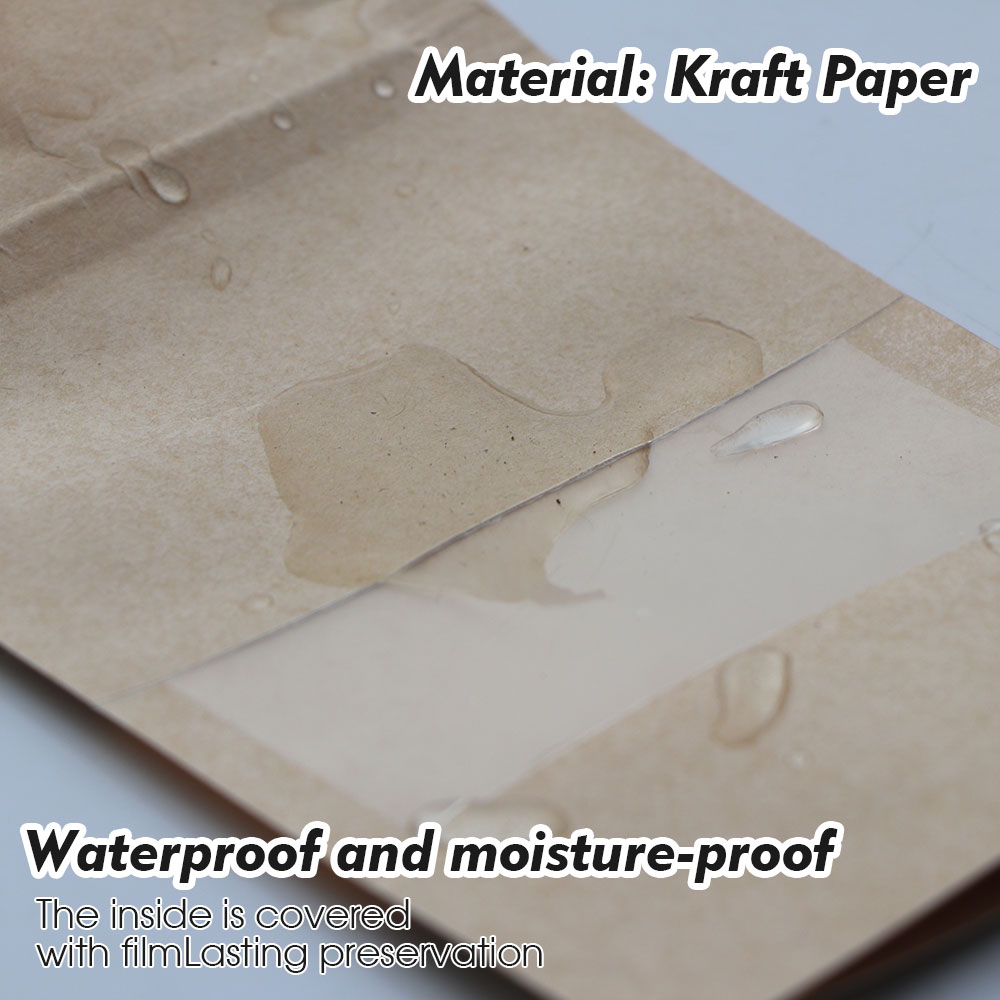 ถุงซิปล็อคกระดาษคราฟท์พร้อมหน้ - Food Storage Bags Zip Lock Pouch บทวิจารณ์และราคา