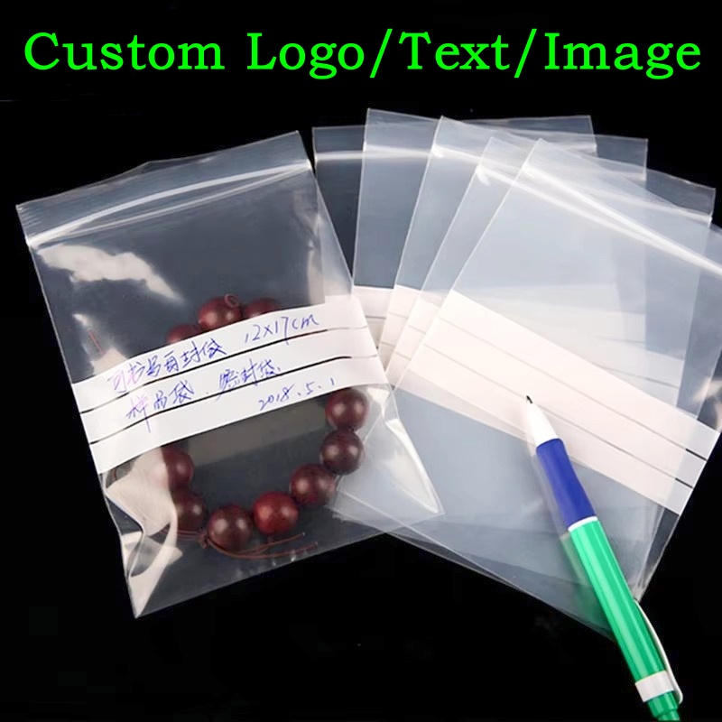 ถุงซิปล็อคใสพลาสติก PE 200 ชิ้ - Food Storage Bags Zip Lock Pouch บทวิจารณ์และราคา