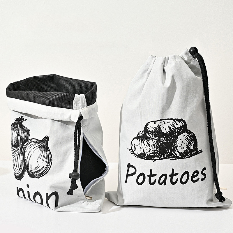 ถุงเก็บของลายมันฝรั่ง หัวหอม ก - Food Storage Zipper บทวิจารณ์และราคา