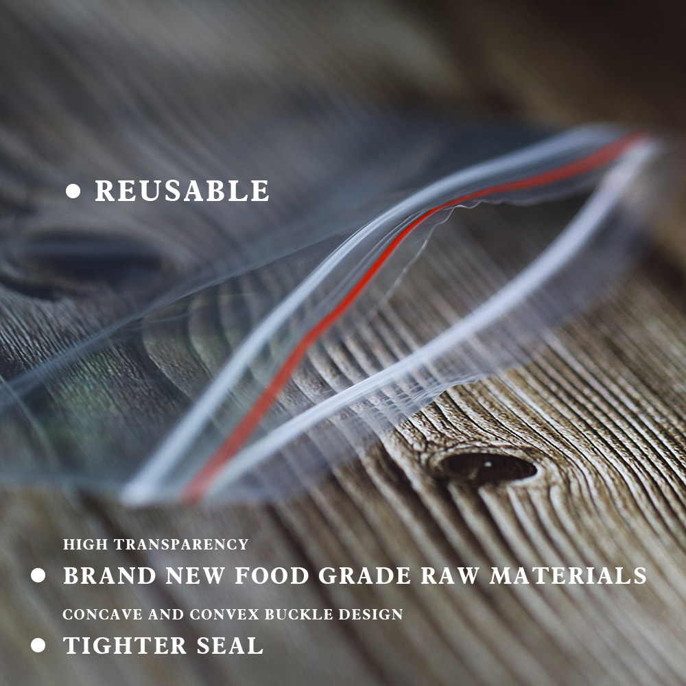 100 ชิ้น/แพ็ค Resealable ซิปล็ - Food Storage Zipper บทวิจารณ์และราคา