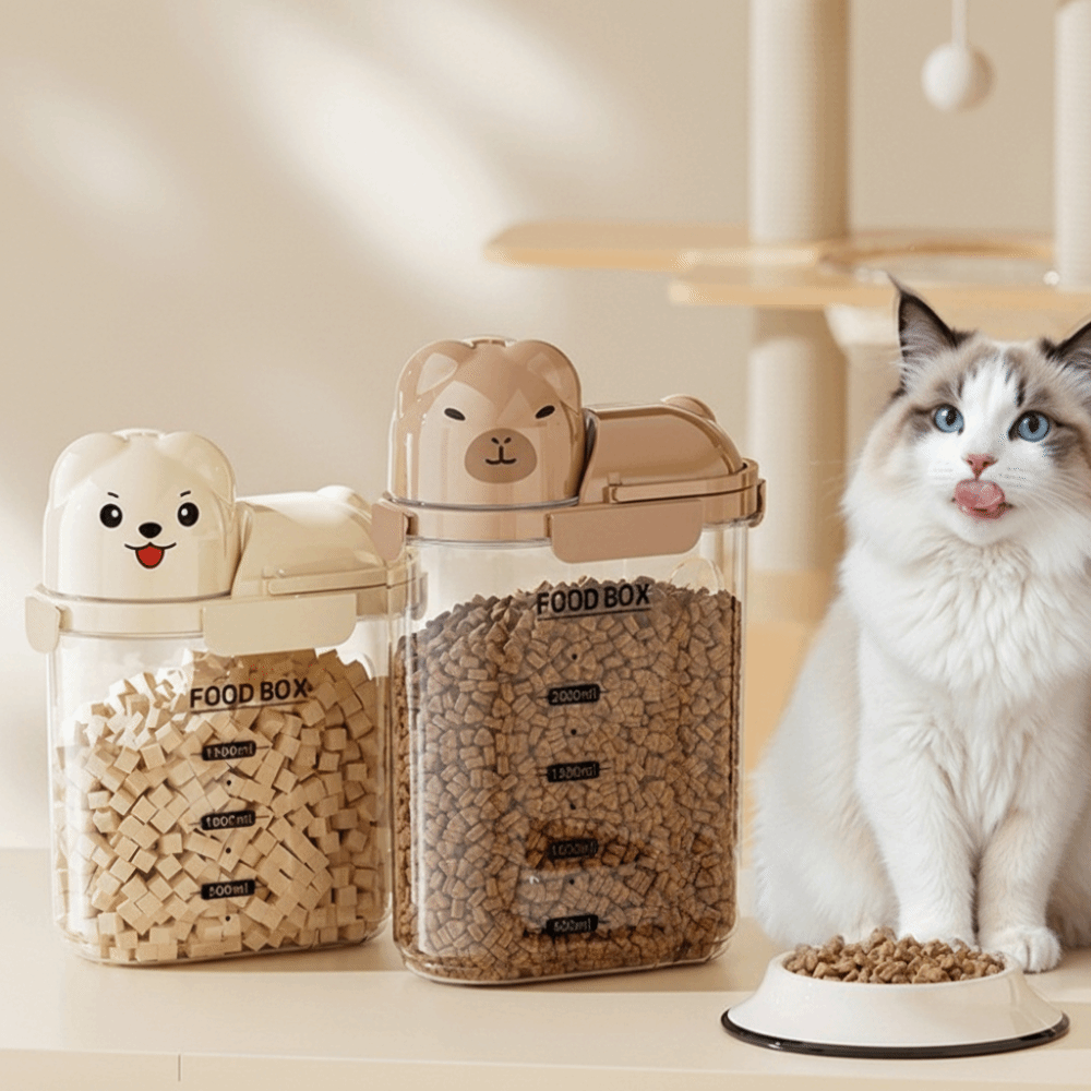 กล่องเก็บอาหารสุนัขความจุขนาดใ - Food Storage Dog บทวิจารณ์และราคา