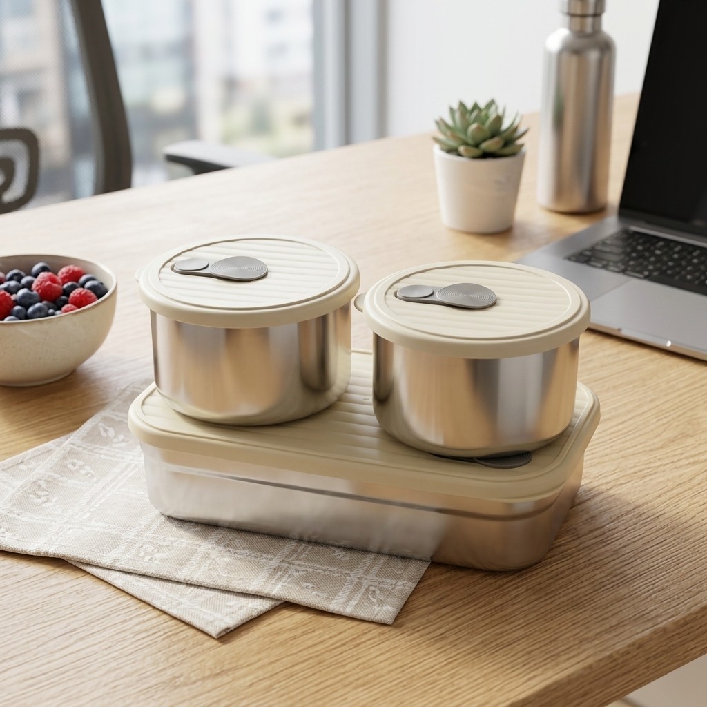 กล่องอาหารสแตนเลส 304 สำหรับไม - Food Storage Prep Containers บทวิจารณ์และราคา