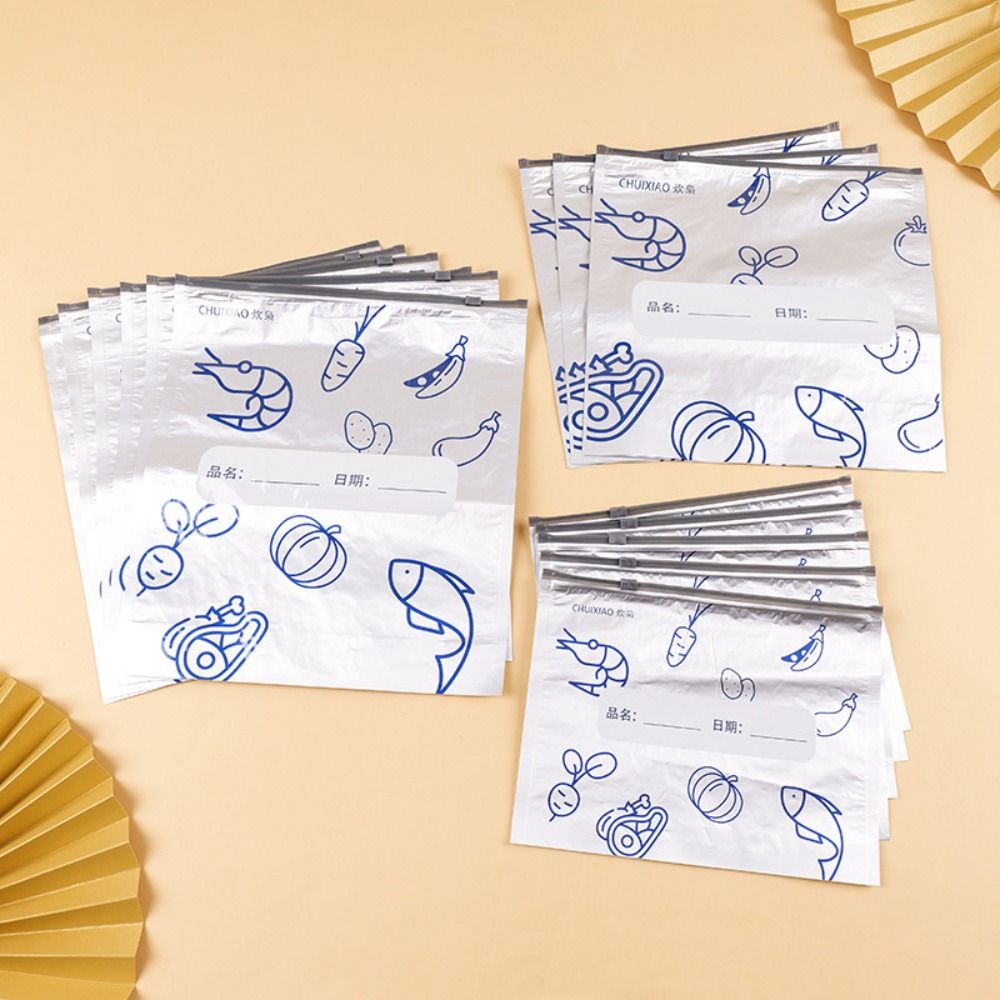 ถุงฟอยล์อลูมิเนียมขนาดใหญ่ 10  - Food Storage Zipper บทวิจารณ์และราคา