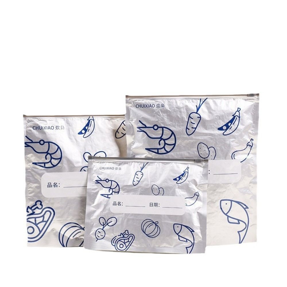 ถุงฟอยล์อลูมิเนียมขนาดใหญ่ 10  - Food Storage Zipper บทวิจารณ์และราคา