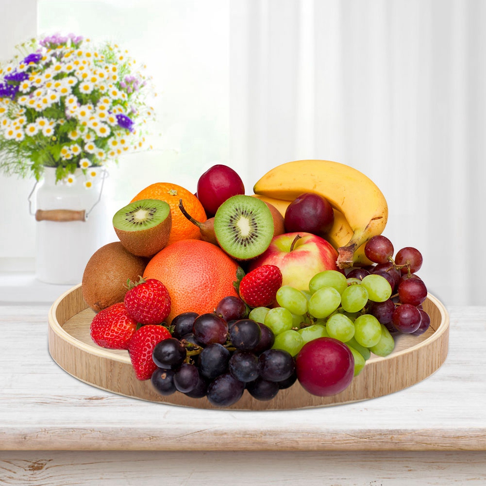 ถาดเสิร์ฟไม้ถาดใส่ลูกอมผลไม้ถา - Food Storage Table บทวิจารณ์และราคา