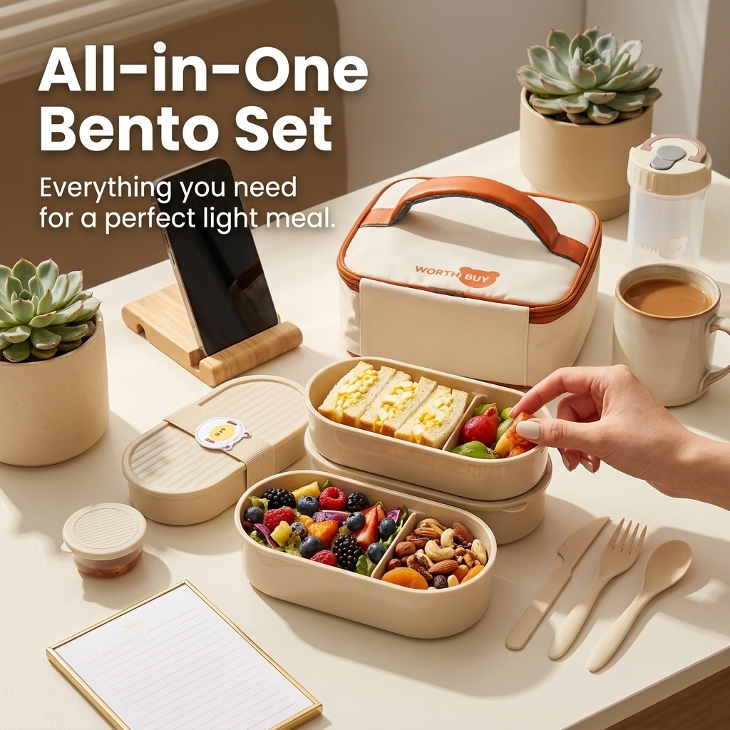 ชุดกล่องอาหารกลางวันพลาสติกแบบ - Food Storage Safe บทวิจารณ์และราคา