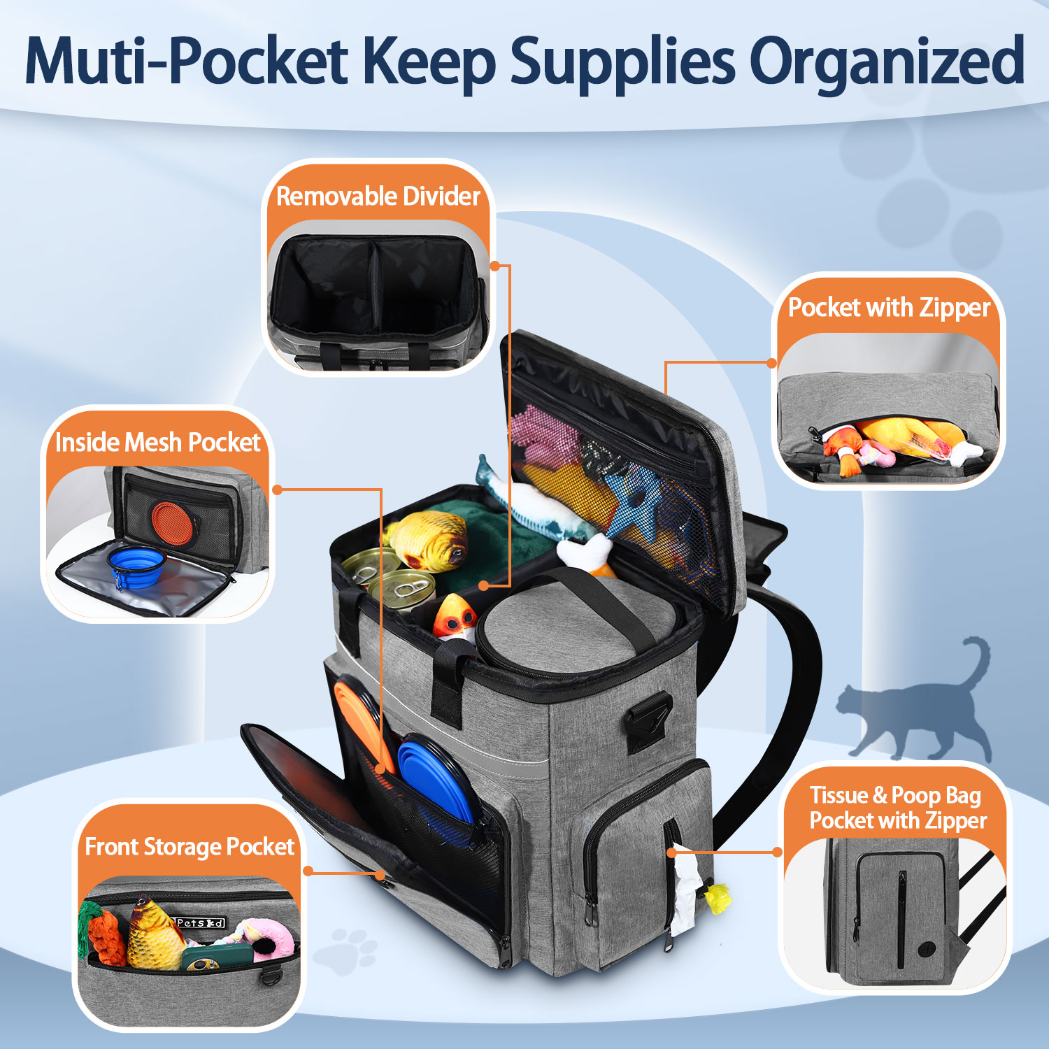 Petskd กระเป๋าเครื่องสำอางสุนั - Food Storage Zipper บทวิจารณ์และราคา