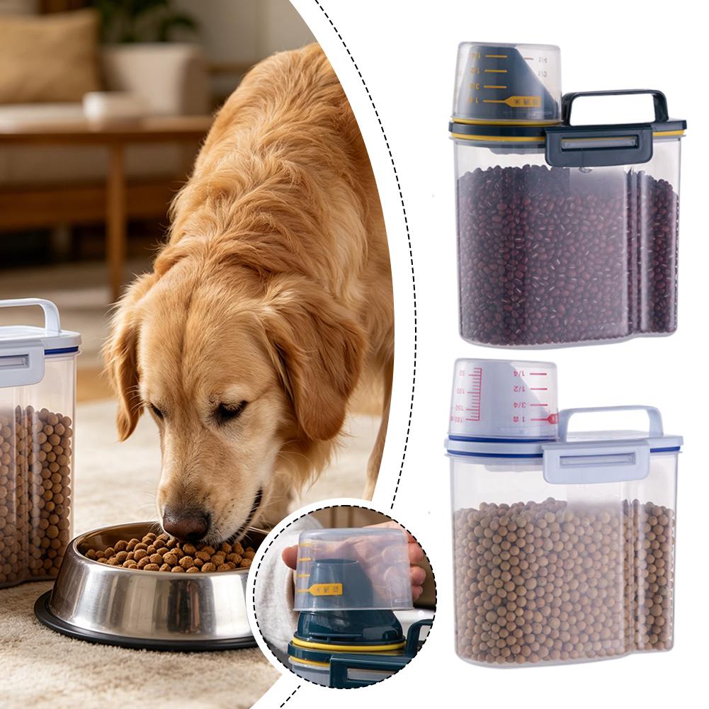 ภาชนะเก็บอาหารสัตว์เลี้ยงพลาสต - Food Storage Large บทวิจารณ์และราคา