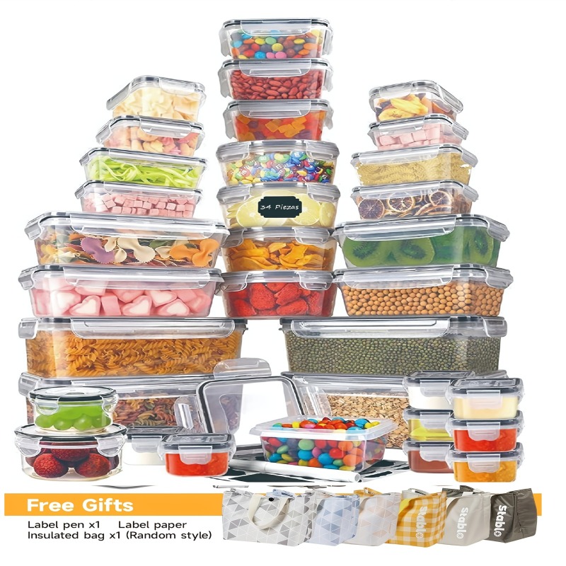 ชุดเก็บอาหารปลอดสาร BPA 48 ชิ้ - Food Storage Warehouse บทวิจารณ์และราคา