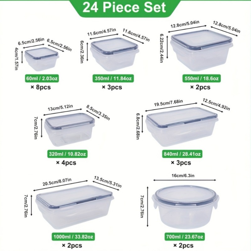 ชุดเก็บอาหารปลอดสาร BPA 48 ชิ้ - Food Storage Warehouse บทวิจารณ์และราคา
