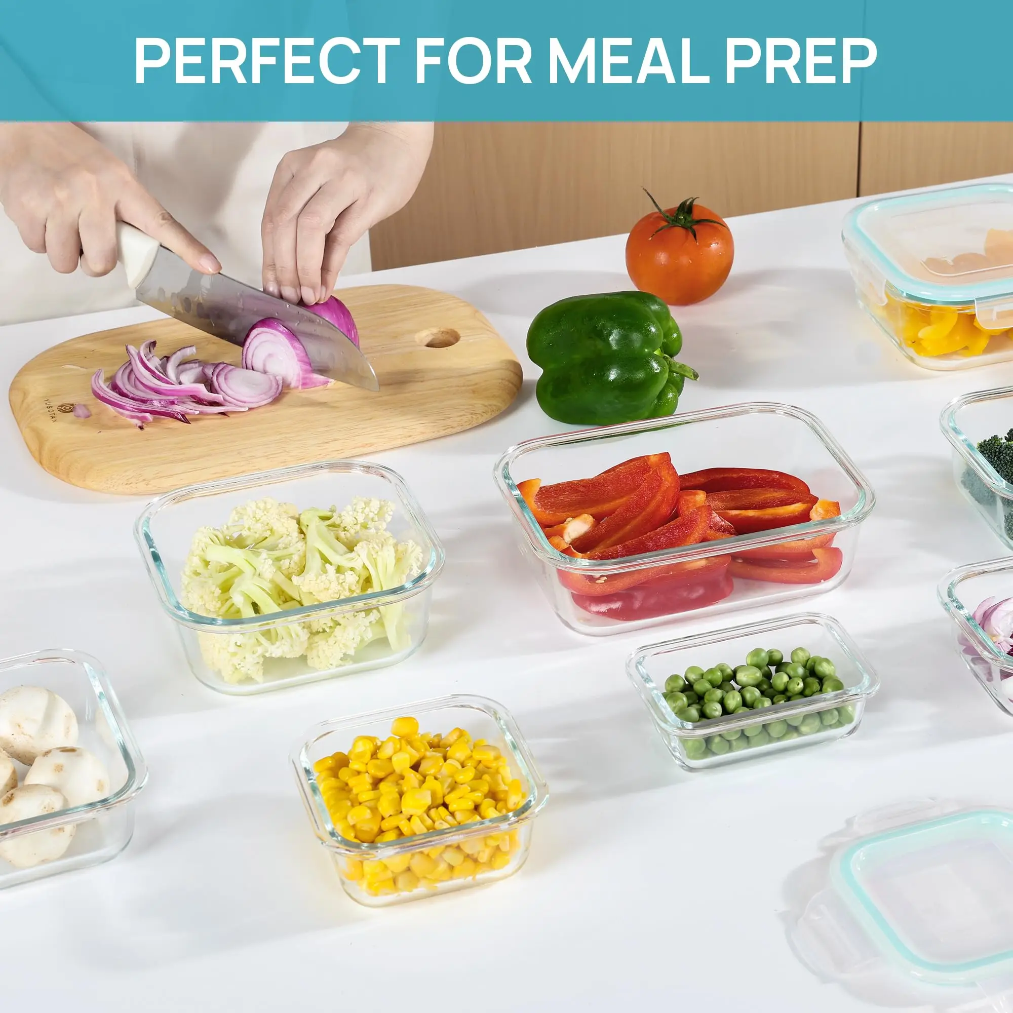กล่องข้าวแก้วภาชนะเก็บอาหาร, อ - Food Storage Prep Containers บทวิจารณ์และราคา