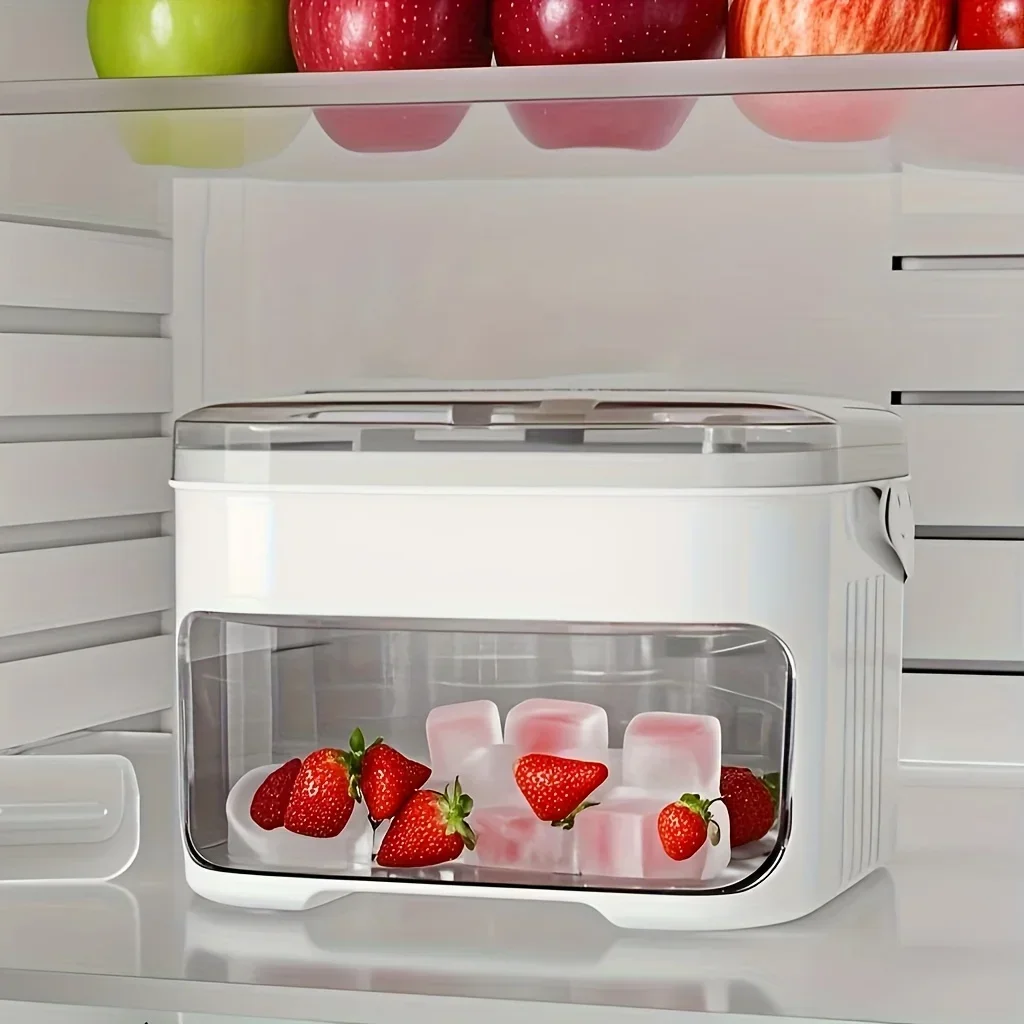 เครื่องทำน้ำแข็งก้อนพร้อมฝาปิด - Xxl Food Storage Container บทวิจารณ์และราคา