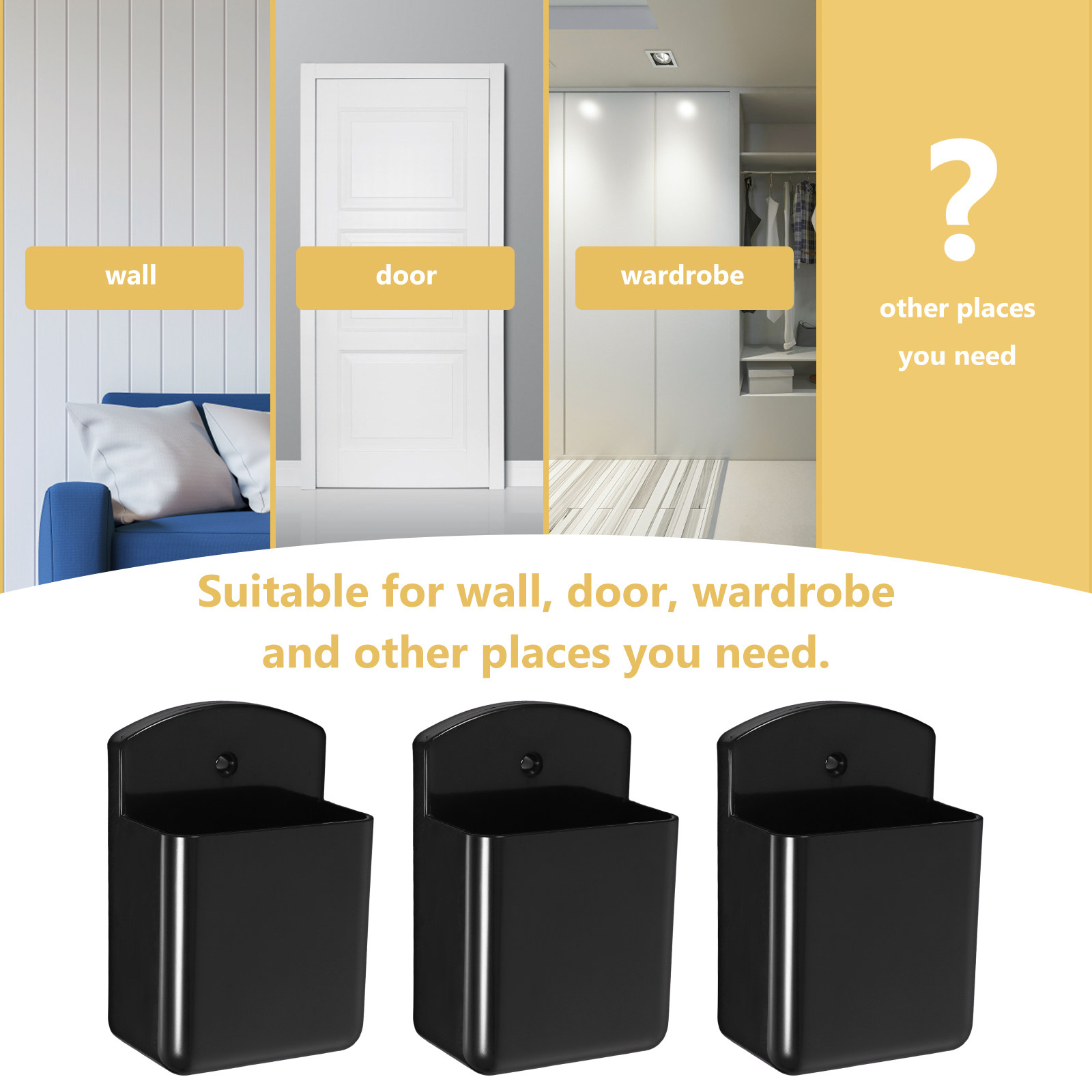 ชุดที่วางรีโมทติดผนัง 3 ชิ้น ว - Food Storage And Organizer บทวิจารณ์และราคา
