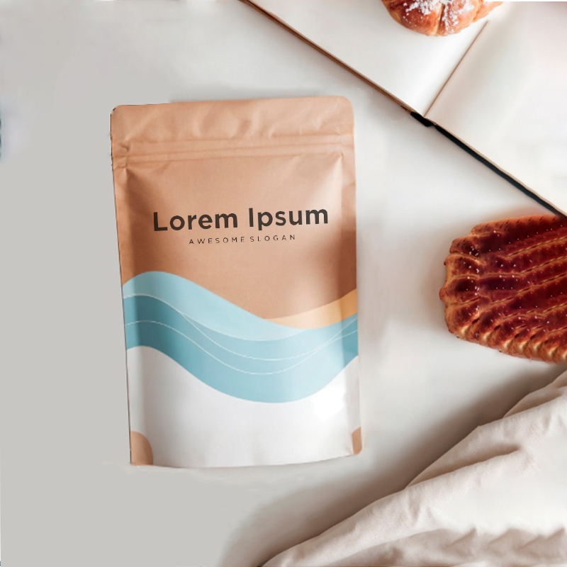ถุงซิปล็อคกระดาษคราฟท์สีขาวแบบ - Food Storage Bags Zip Lock Pouch บทวิจารณ์และราคา