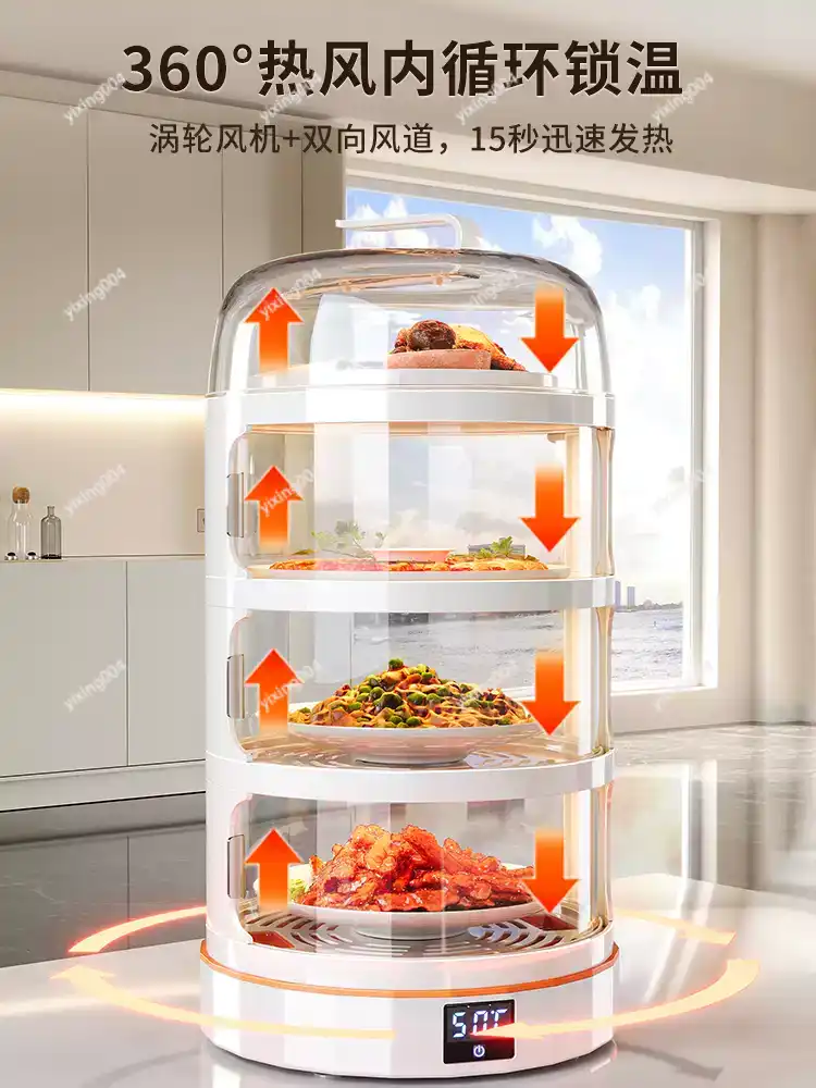 ฝาครอบอุ่นอาหารแบบหลายชั้น ป้อ - Food Storage Table บทวิจารณ์และราคา