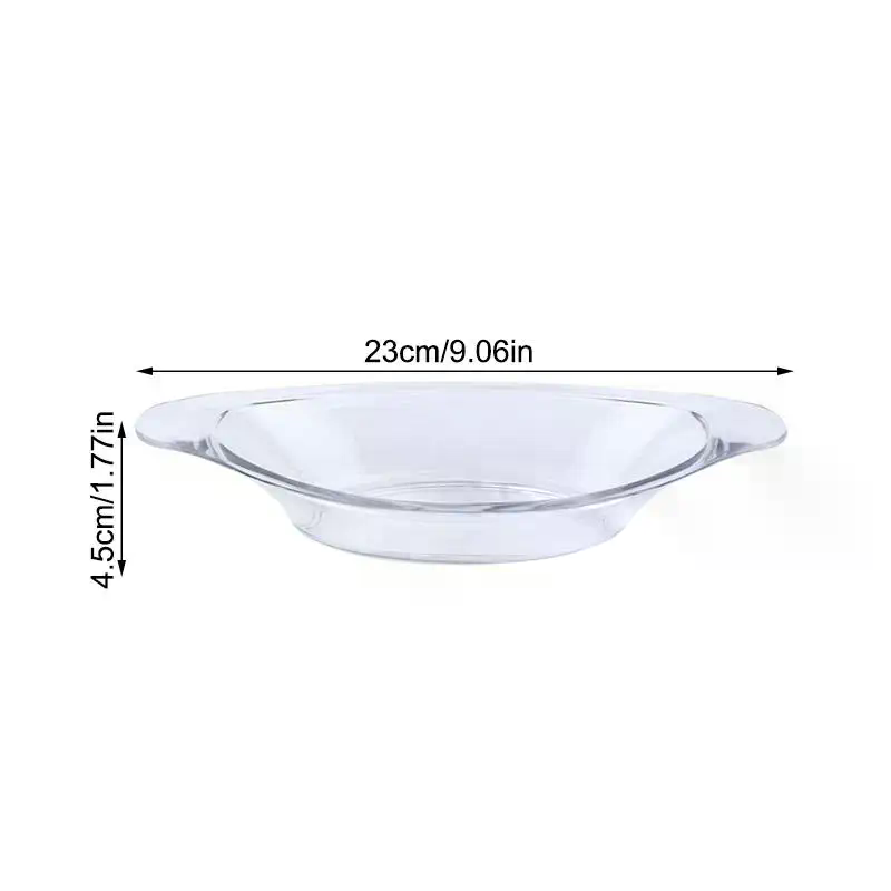 ชามแบนนาสปลิต อะคริลิค จานเสิร - Food Storage Acrylic Containers บทวิจารณ์และราคา
