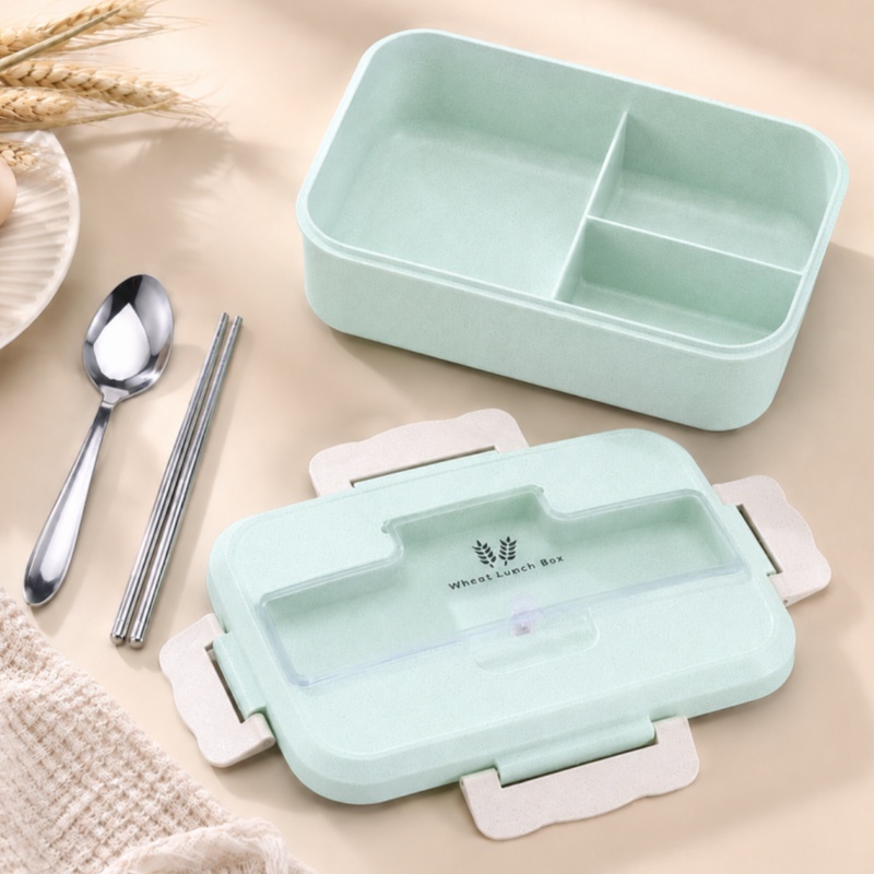 กล่องอาหารกลางวันทำจากฟางข้าวส - Food Storage Safe บทวิจารณ์และราคา
